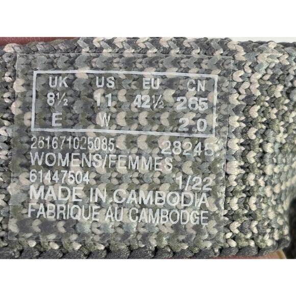 CLOUDSTEPPERS Clarks Womens 11 W Slide Comfort Sandals Mira Isle Green Camo - Picture 8 of 10